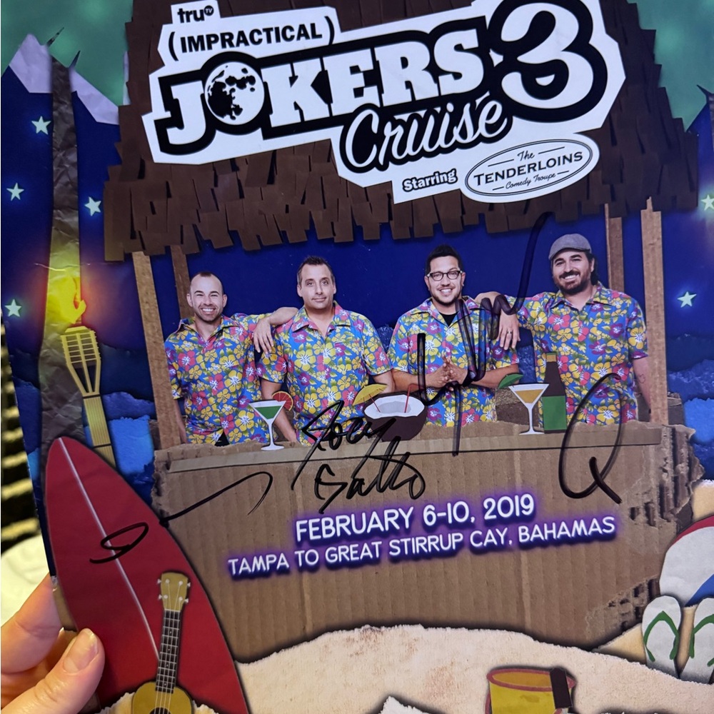 Impractical Jokers Cruise Poster- SIGNED all 4 posters